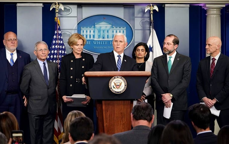 Anti-Science extremist Mike Pence insists that the coronavirus is under control.