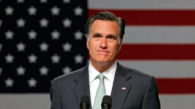 Mitt Romney is still salty over 2012 election loss.