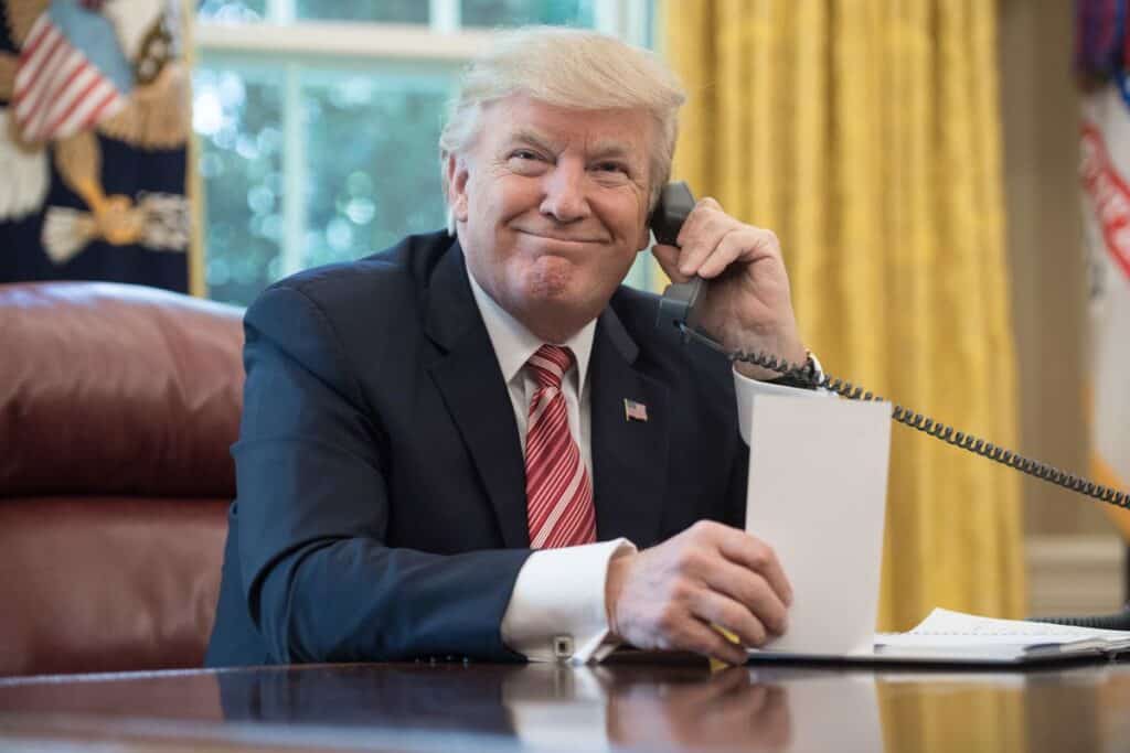 Trump's phone call with top Republican senator was recorded in a D.C. restaurant and given to the New York Times.