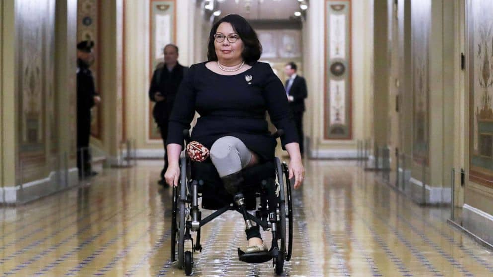 Sen. Tammy Duckworth responds to Tucker Carlson after he suggested that she hates America: "Walk a mile in my legs."