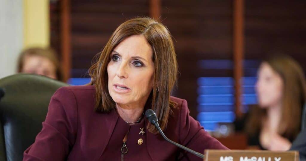 GOP Sen. Martha McSally urges supporters to donate to her campaign instead of buying food.