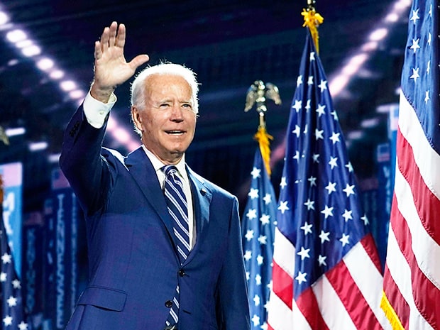 Biden tops Trump in final night convention ratings.