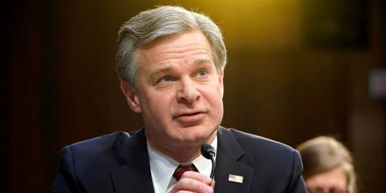 FBI Director Wray says Russia is actively interfering in the upcoming election to damage Joe Biden.