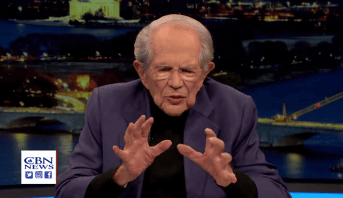 Pat Robertson claims God told him Trump will be re-elected, then the end of times will begin shortly after.