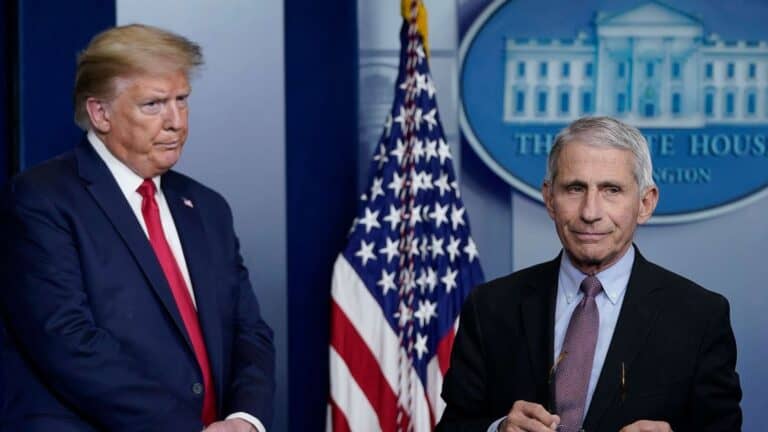 “People are tired of hearing Fauci and all these idiots”: Trump attacks Dr. Fauci on campaign call.