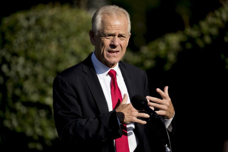 Peter Navarro says the White House is operating “under the assumption that there will be a second Trump term.”