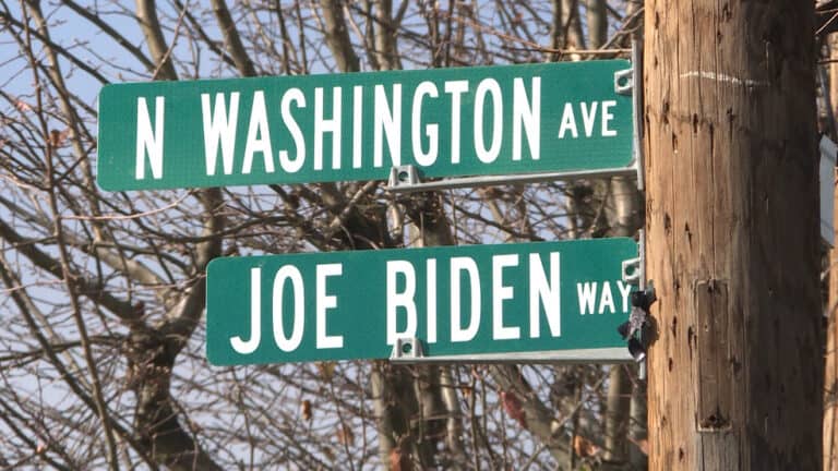 Scranton honors Joe Biden with a street in his name.
