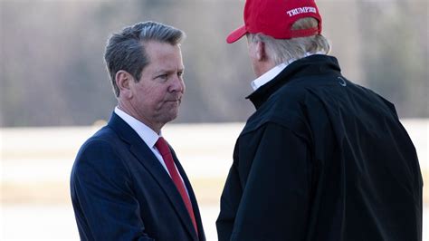 Trump: "I'm ashamed that I endorsed" Gov. Brian Kemp.