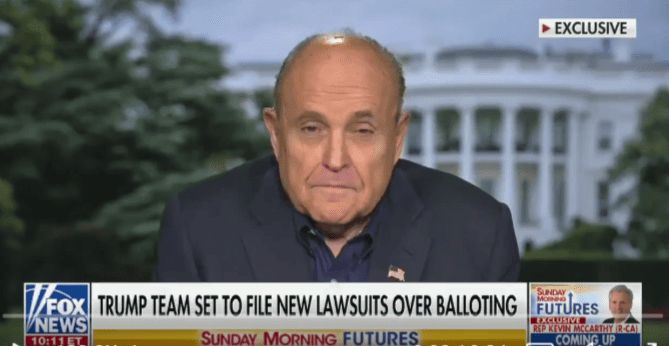 Rudy Giuliani: The election was stolen from Trump in 10 states.