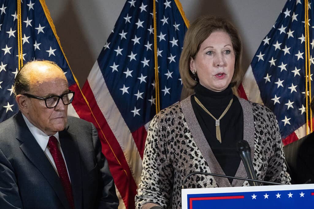 Trump campaign cut ties with conspiracy-theorist lawyer Sidney Powell.