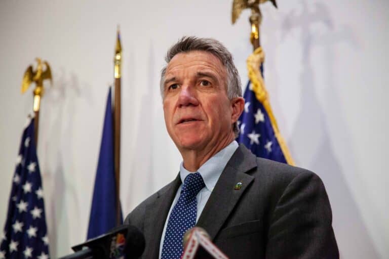 Incumbent GOP governor casts his vote for Joe Biden.