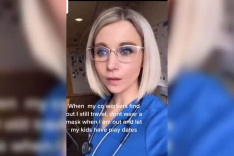 Oregon nurse placed on leave for dismissing COVID precautions on TikTok.