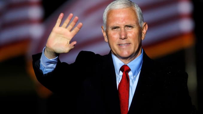 Mike Pence plans to confirm Joe Biden's victory then skip town.