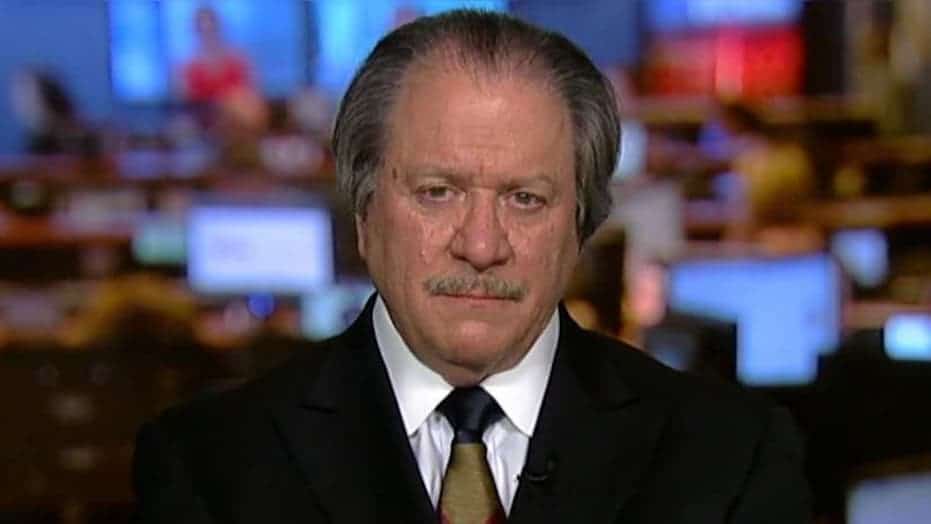 Donald Trump's attorney Joe diGenova calls for Chris Krebs to be executed.