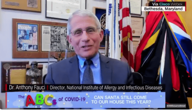 Dr. Fauci says he gave Santa Claus COVID-19 vaccine, "he is good to go"