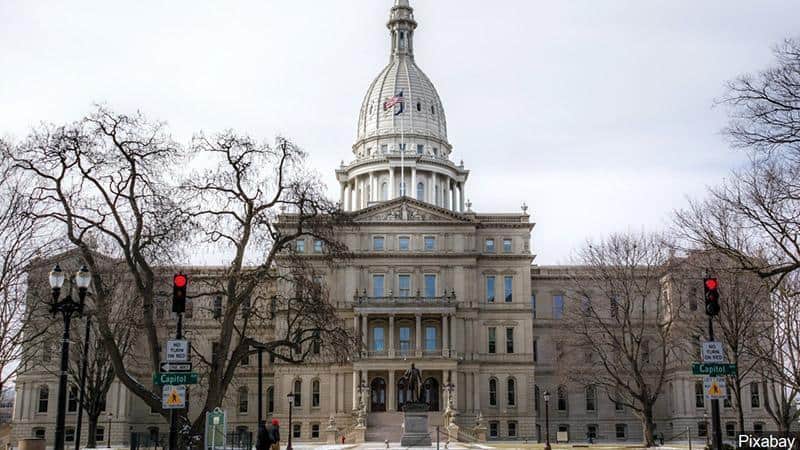 WATCH: Michigan Police refuse to allow Republican 'alternate electors' to enter the state Capitol.