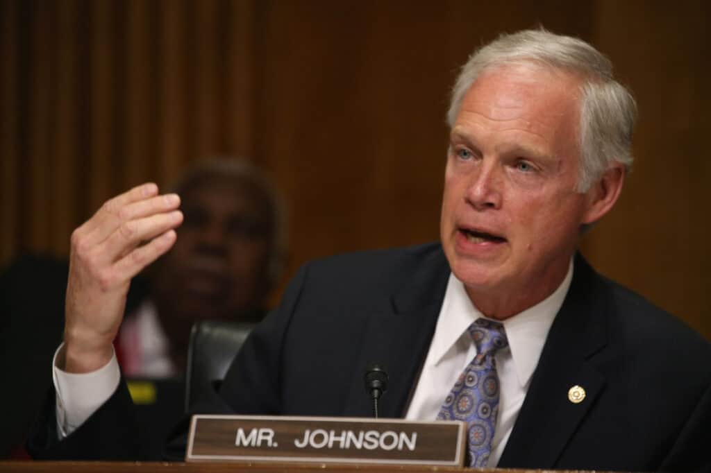 Sen. Ron Johnson won't rule out challenging the electoral college vote in Congress.