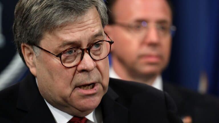Attorney General Bill Barr resigns from the Trump administration effective December 23.
