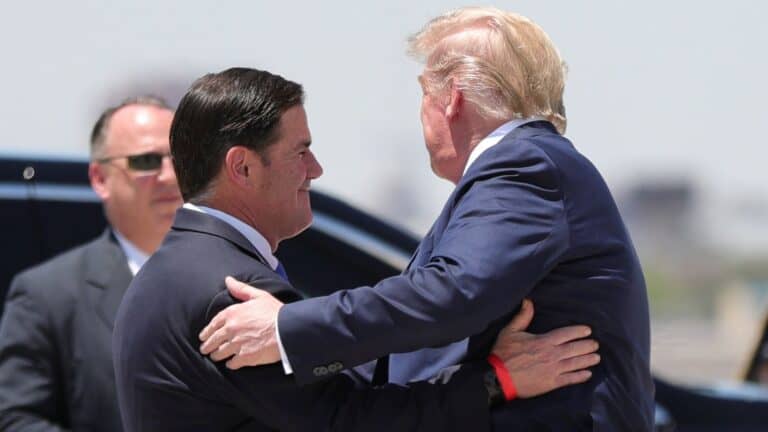 GOP Gov. Doug Ducey ignores Trump’s phone call while certifying Biden’s victory.