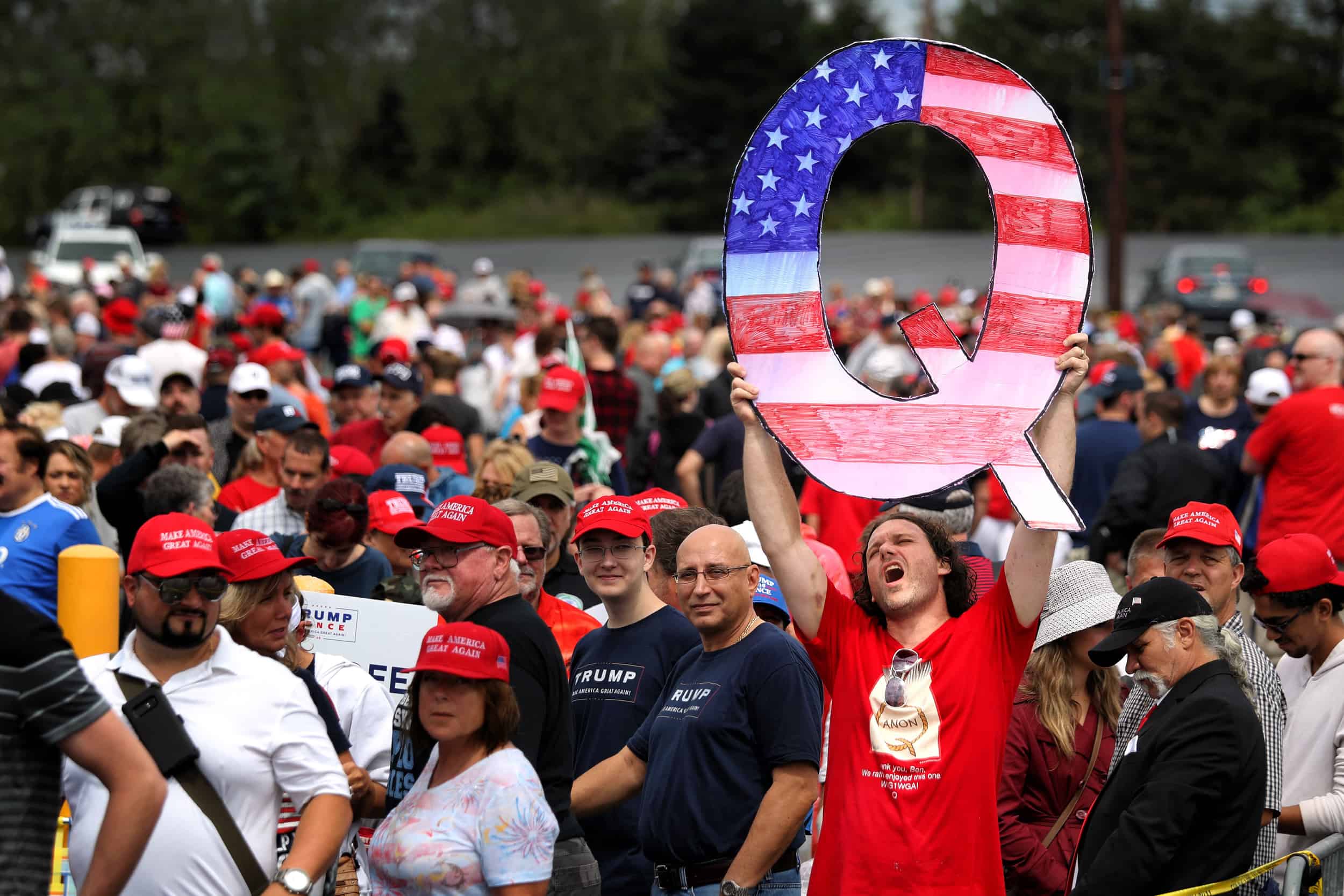 QAnon supporters are making plans for Donald Trump’s inauguration on March 4.