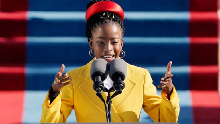 Amanda Gorman reads ‘The Hill We Climb’ at Biden’s inauguration.