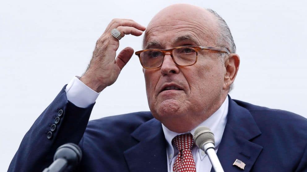 Donald Trump may have to settle for Giuliani as impeachment attorney because no one else wants the job.