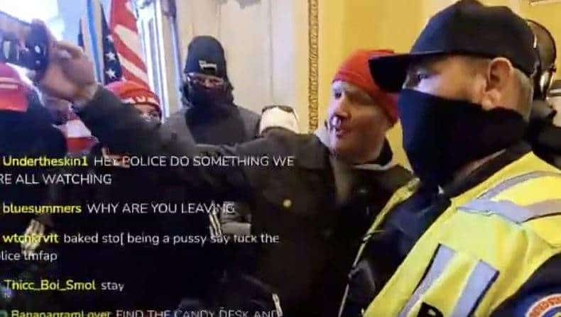 Two Capitol police officers suspended, 1 law enforcement officer arrested for their conduct during pro-Trump riot.