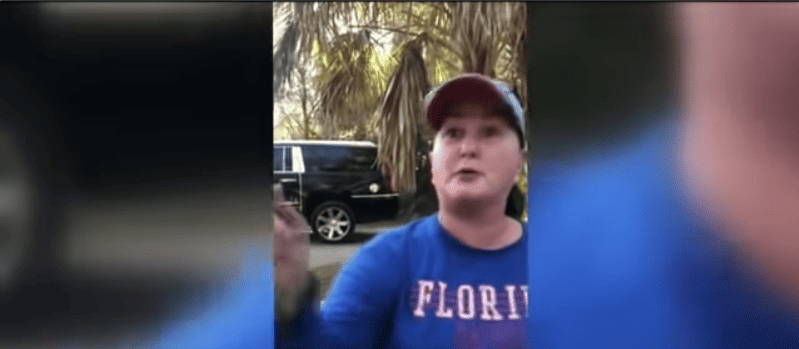 Florida woman hurling racial slurs at black men doing their job says she absolutely have reasons to be a racist.