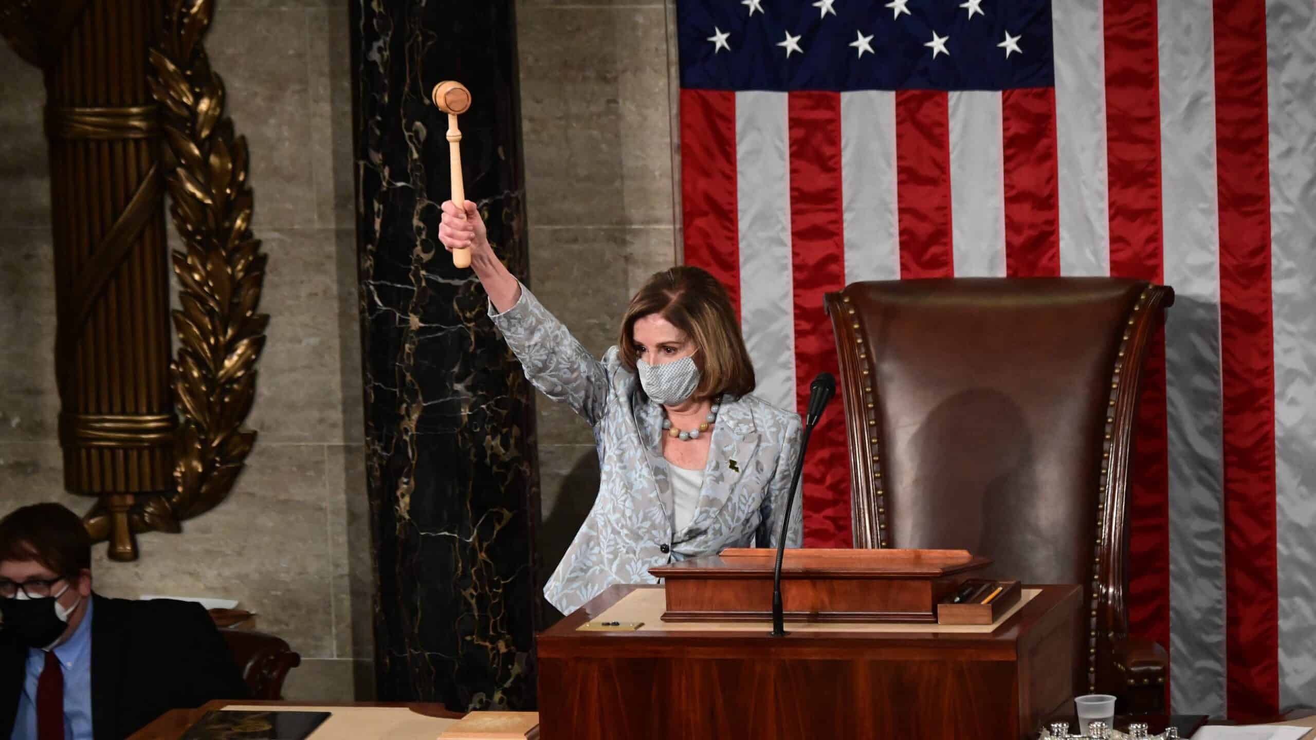 Nancy Pelosi reelected as House Speaker.