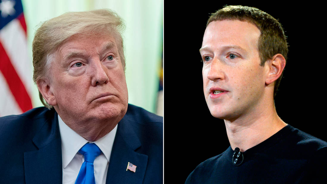 Facebook bans Trump "indefinitely"