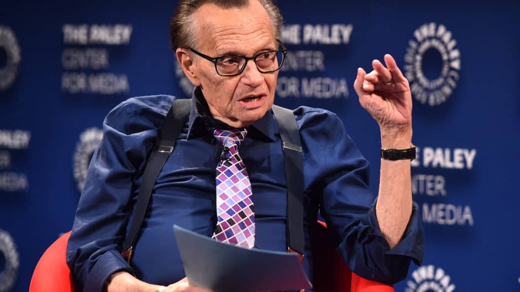 Larry King hospitalized with COVID-19.