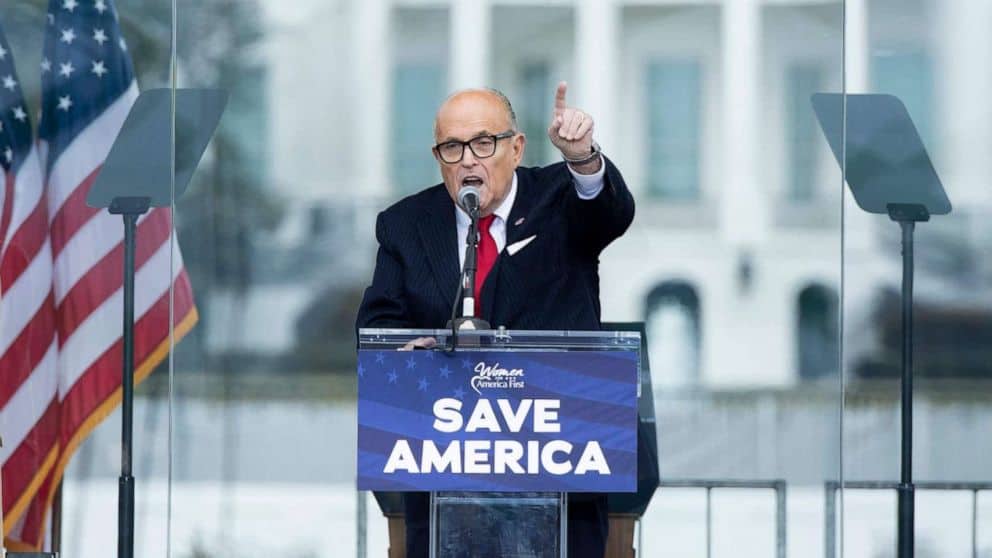 Rudy Giuliani says he won't represent Trump at his impeachment trial: "I am a witness."