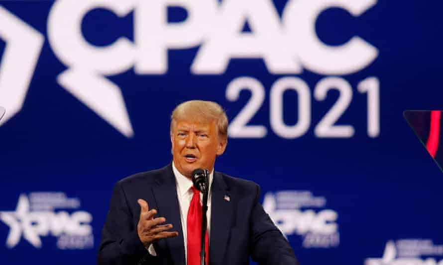 55 percent of CPAC attendees say they would vote for Trump for president.