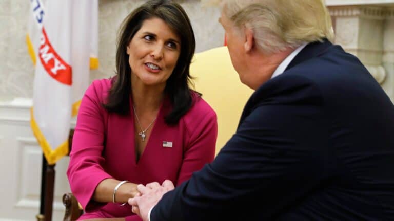 Nikki Haley distances herself from Trump: “We shouldn’t have followed him.”