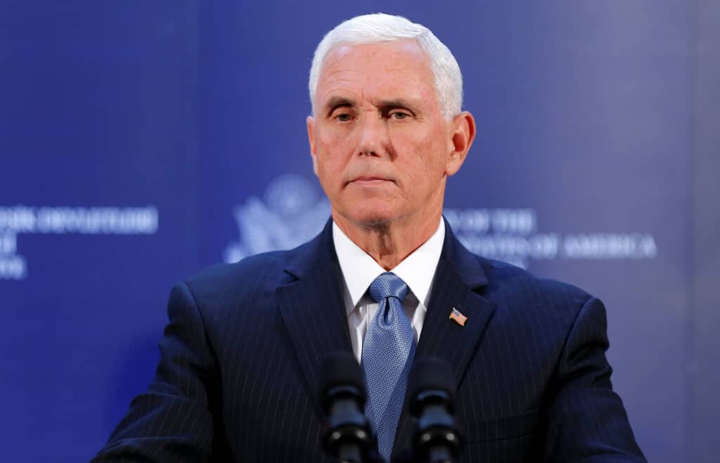 Mike Pence breaks his silence to spread lies about the election.