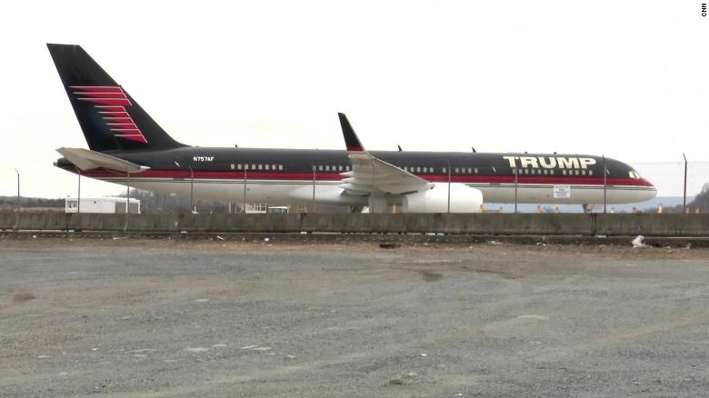 Trump's gold-plated personal plane sits in a state of disrepair at New York airport: Report.