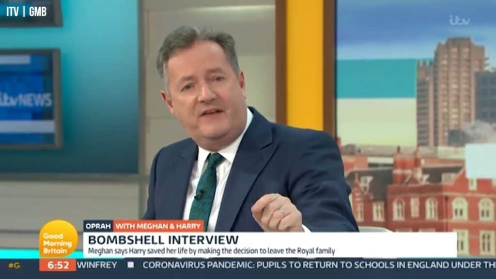 Piers Morgan storms off 'Good Morning Britain' after confrontation: "I'm done with this".