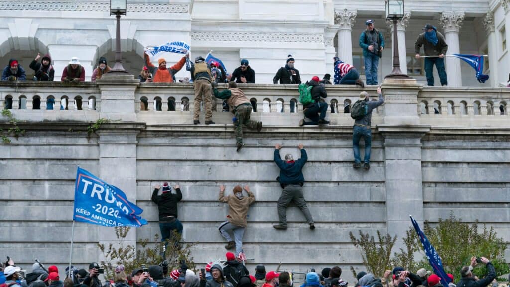 Lawyer says Capitol riot defendant was "viciously and savagely" beaten by jail guard.