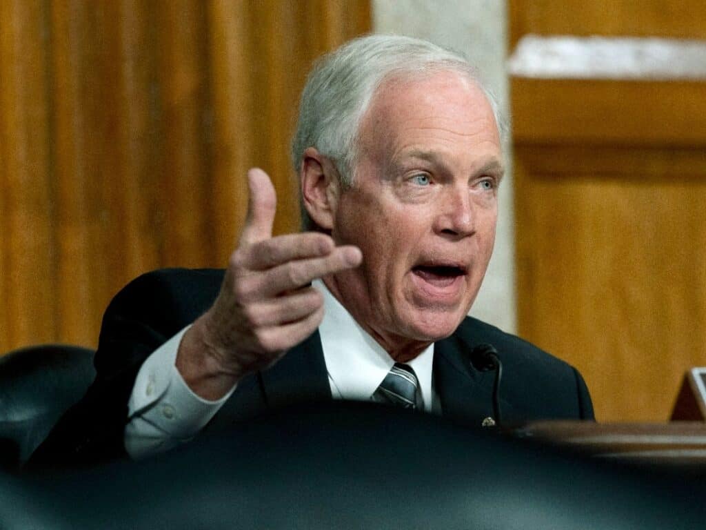 Ron Johnson criticizes "big push" to vaccinate everybody.