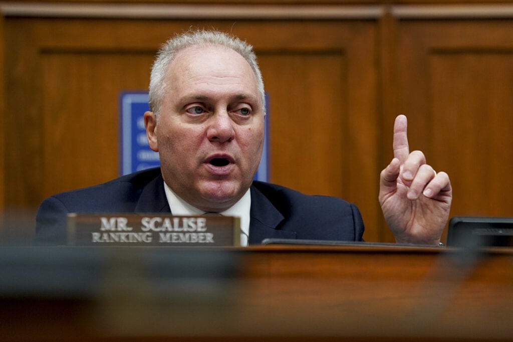 Steve Scalise will not be attending President Biden's first joint address to Congress.