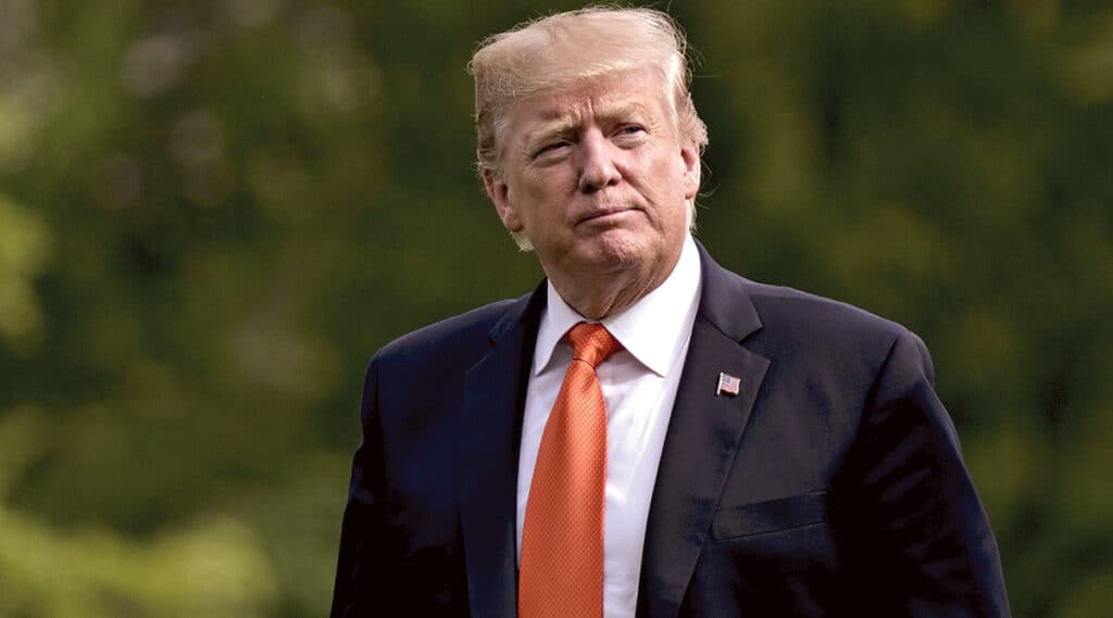 Trump defended the big lie in bizarre statement after Capitol Police officer death.