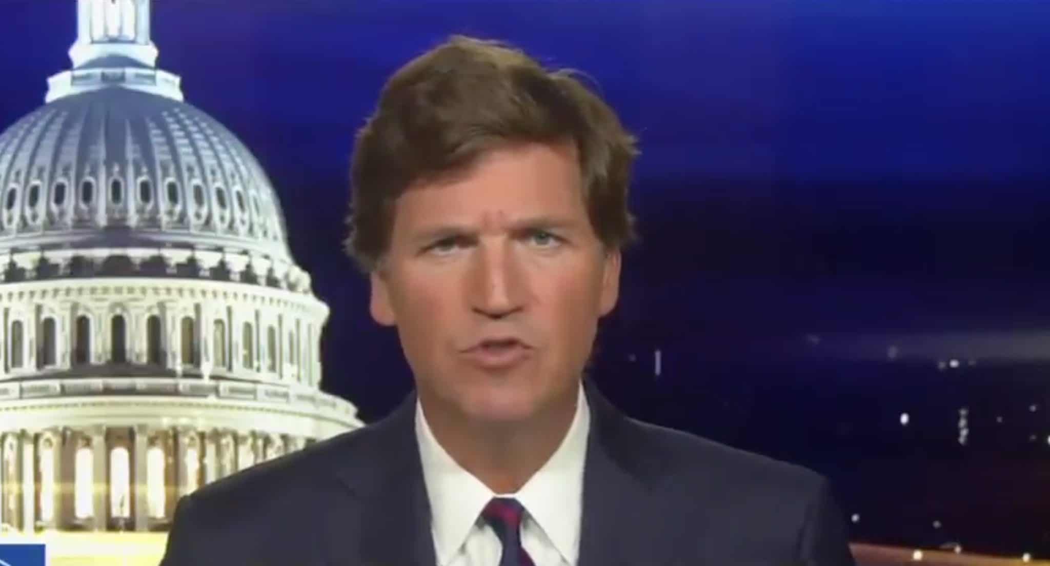 Tucker Carlson tells his viewers to call child protective services if they see a child wearing masks in public.