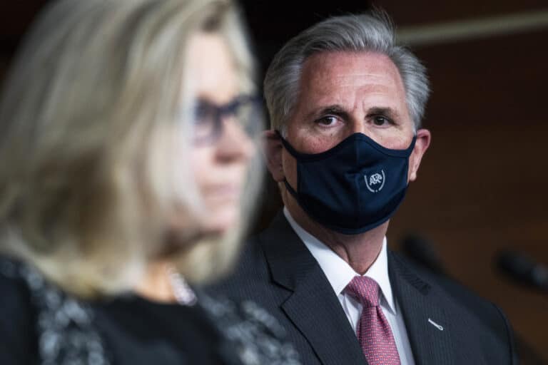 McCarthy caught on hot mic trashing Cheney: “I’ve had it with her”