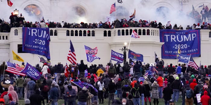 Gossip between grandmothers led to arrest of Capitol rioter.