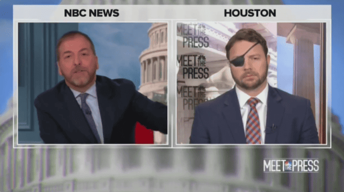 Chuck Todd spars with GOP Rep. Dan Crenshaw over his party embracing Trumpism.