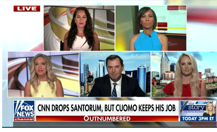 McEnany defends Rick Santorum after he was fired for making racist comments: "Santorum is a good person"