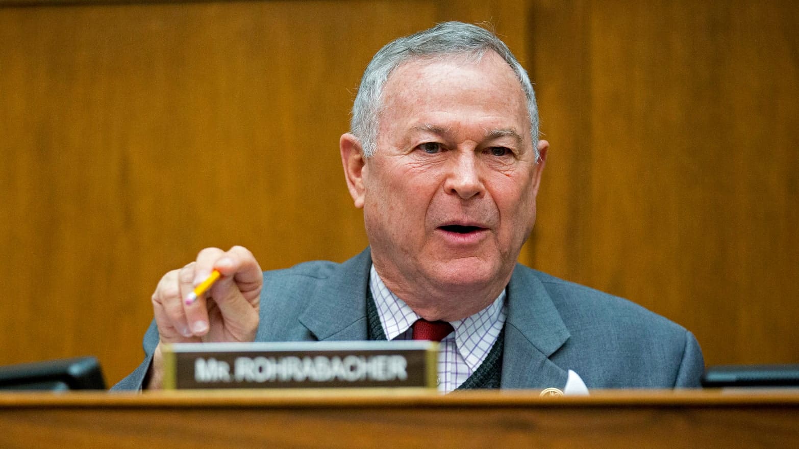 Former Rep. Dana Rohrabacher admits he attended Trump's rally in Washington, but did not storm the Capitol.