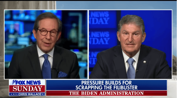 Chris Wallace to Joe Manchin: "Haven't you empowered Republicans to be obstructionists?"