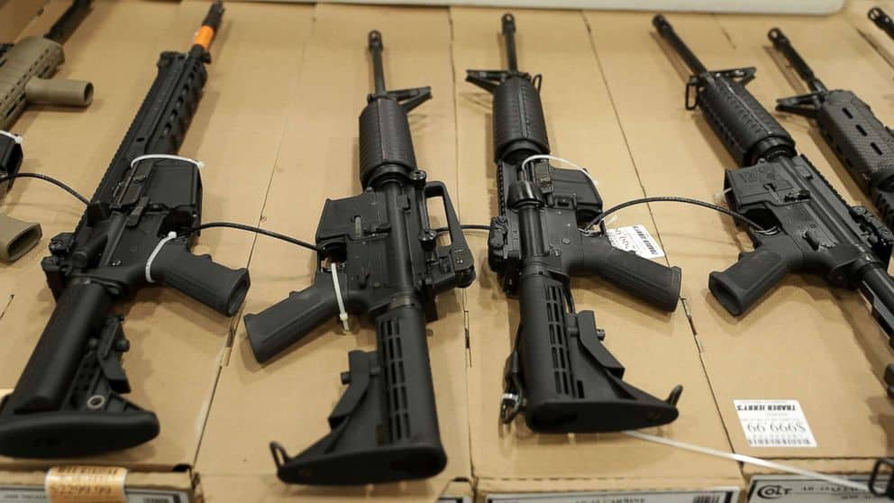 California judge compares an AR-15 to a Swiss Army knife in a ruling that overturns a ban on assault weapons.