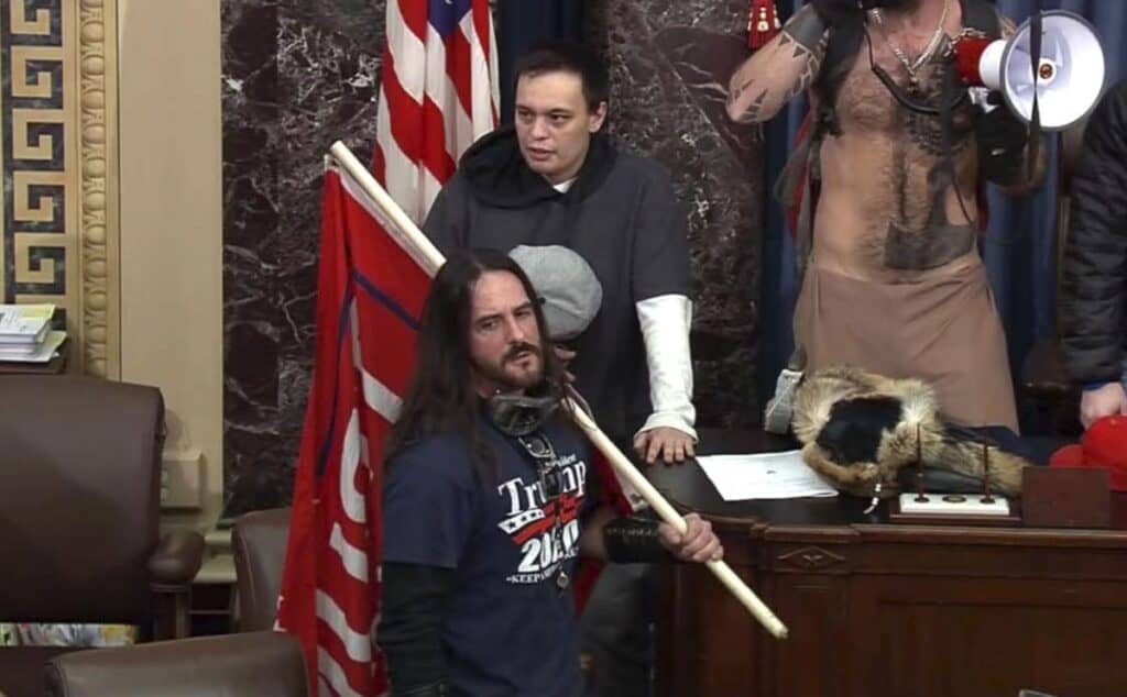 Capitol rioter sentenced to 8 months in prison.